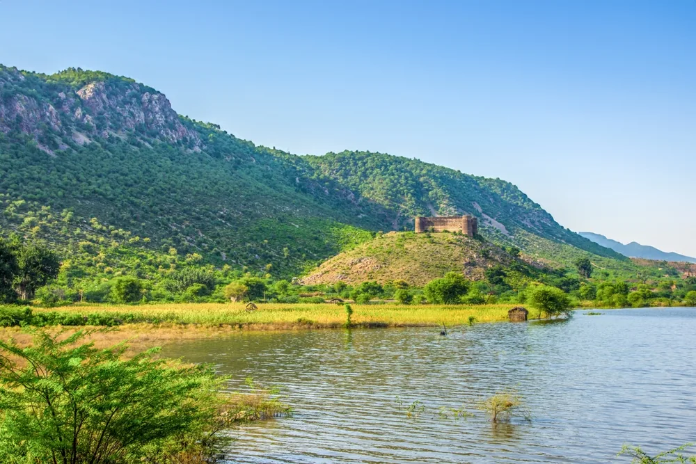 Landscape in Sariska National Park
